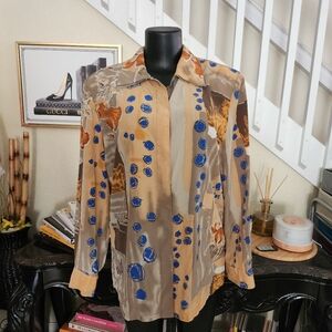 Louis Feraud vintage blouse size 12